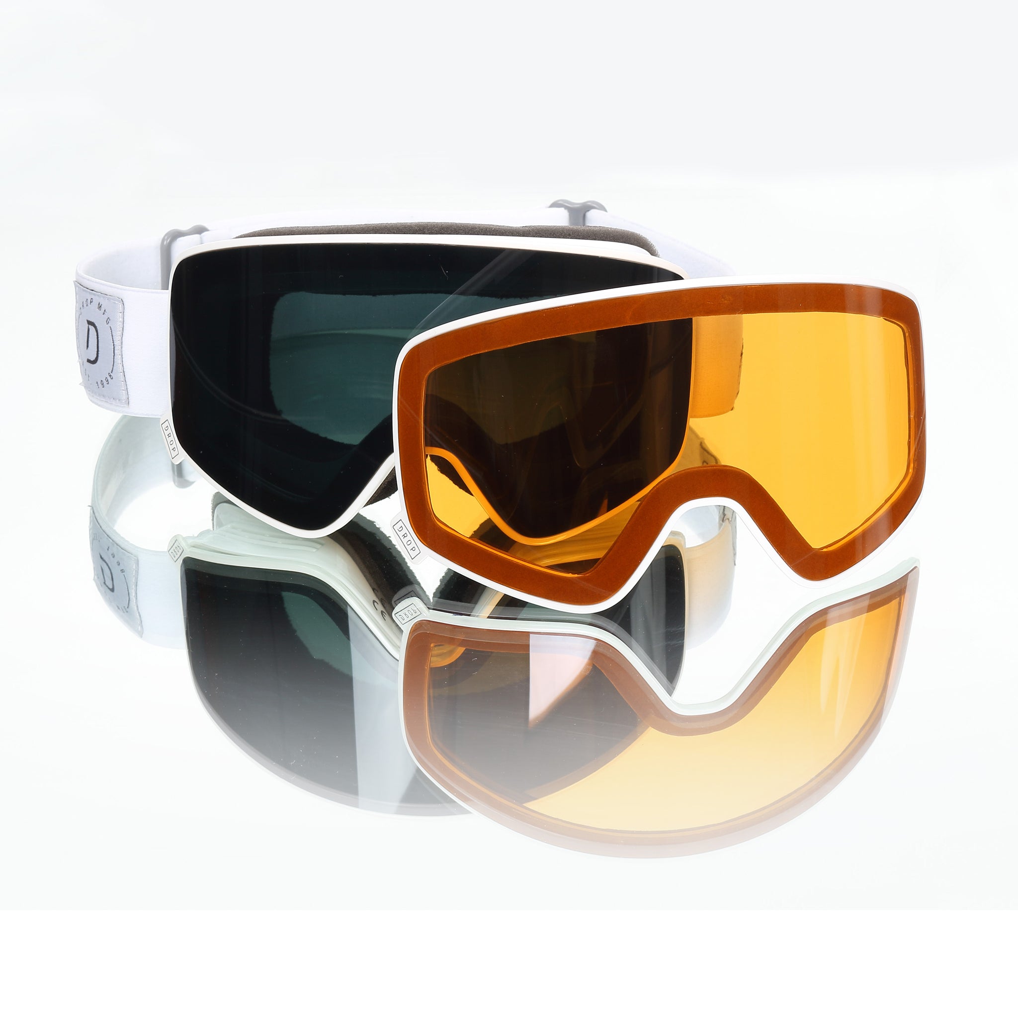 snowboard goggles women's Dyad Winter Goggles, Women's & Men's Snowboard Goggles – DROPMFG red