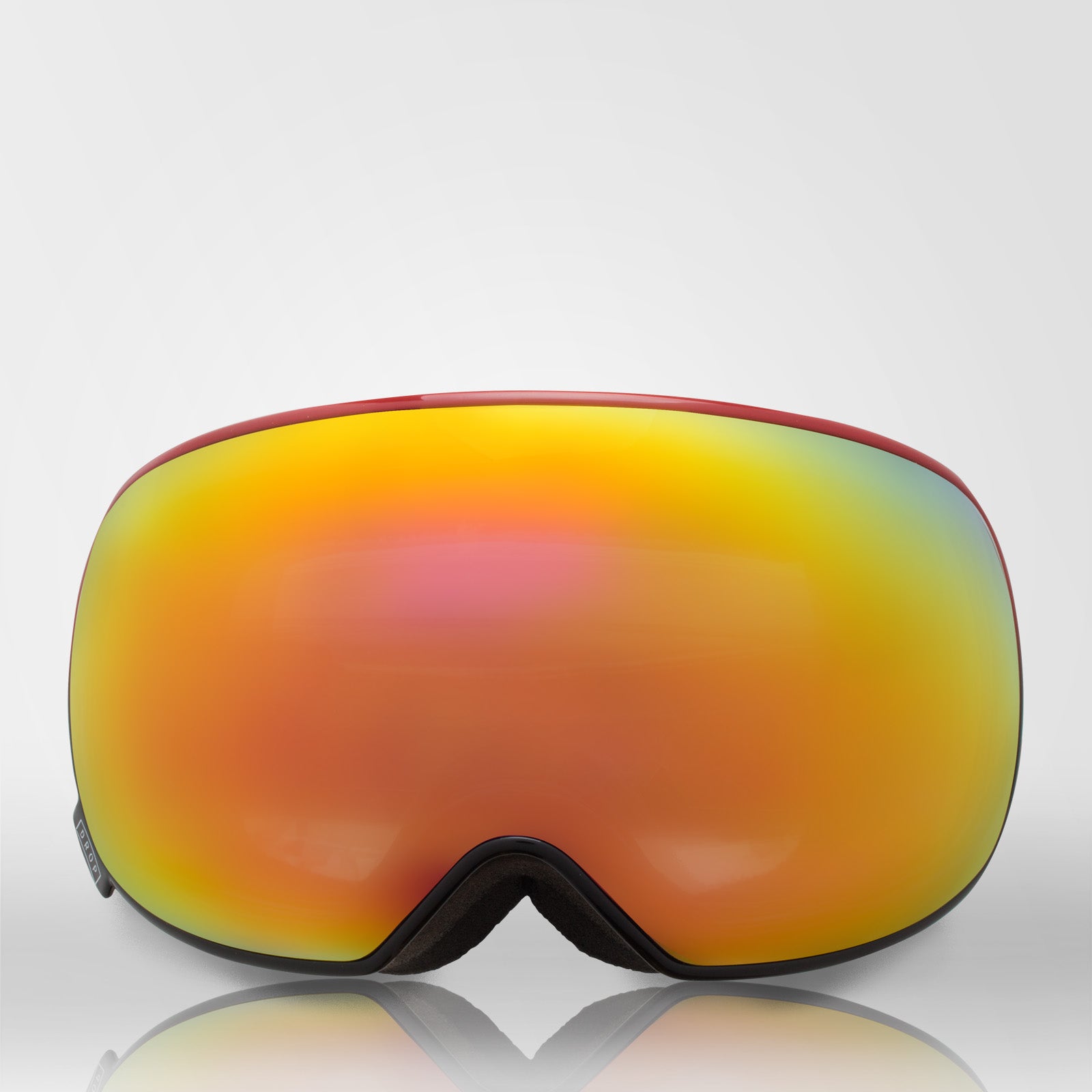 orange ski goggles Traffic Large Winter Goggles, Men's & Women's Ski Goggles – DROPMFG Black
